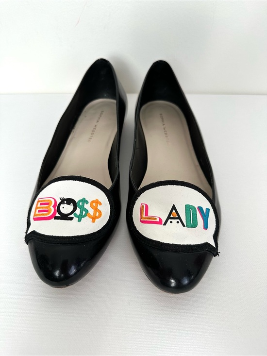 Sophia Webster Shoes - Sophia Webster Boss Lady Patent Leather Flats Kitschy Twee Eclectic Dopamine
